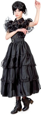 34 schwarzes Ballkleid