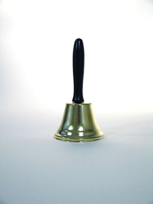 Glocke mit Holzgriff, ca. 12 cm