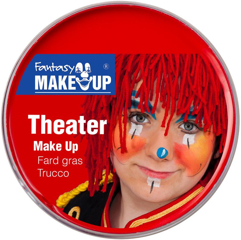 Theater-Make-up, rot
